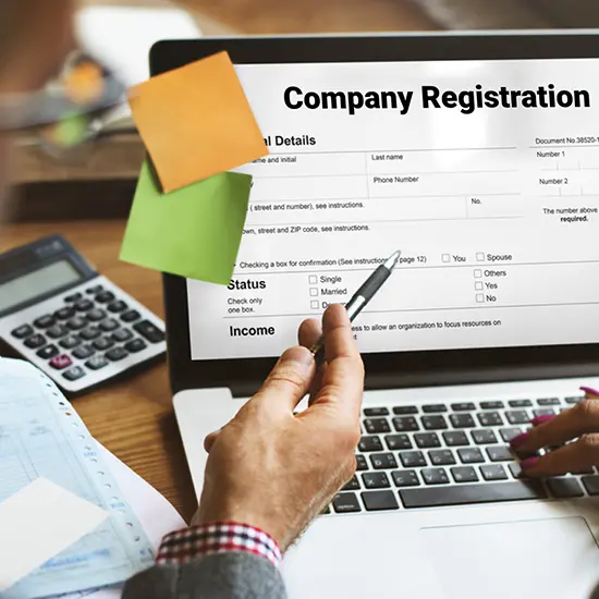 Company registration process and business setup documentation in Dubai
